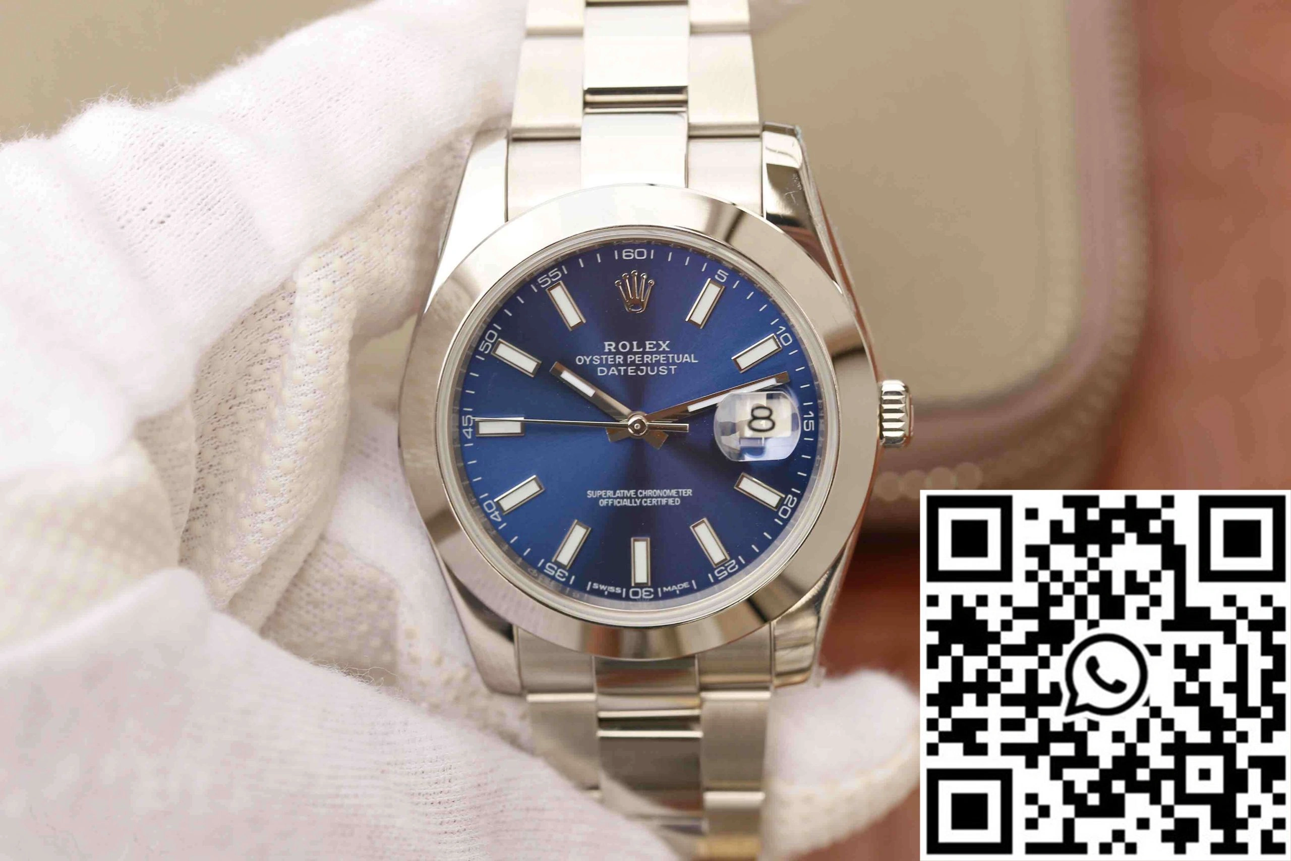 Rolex Datejust M126300-0001 EW Factory Blue Dial Colorful 753