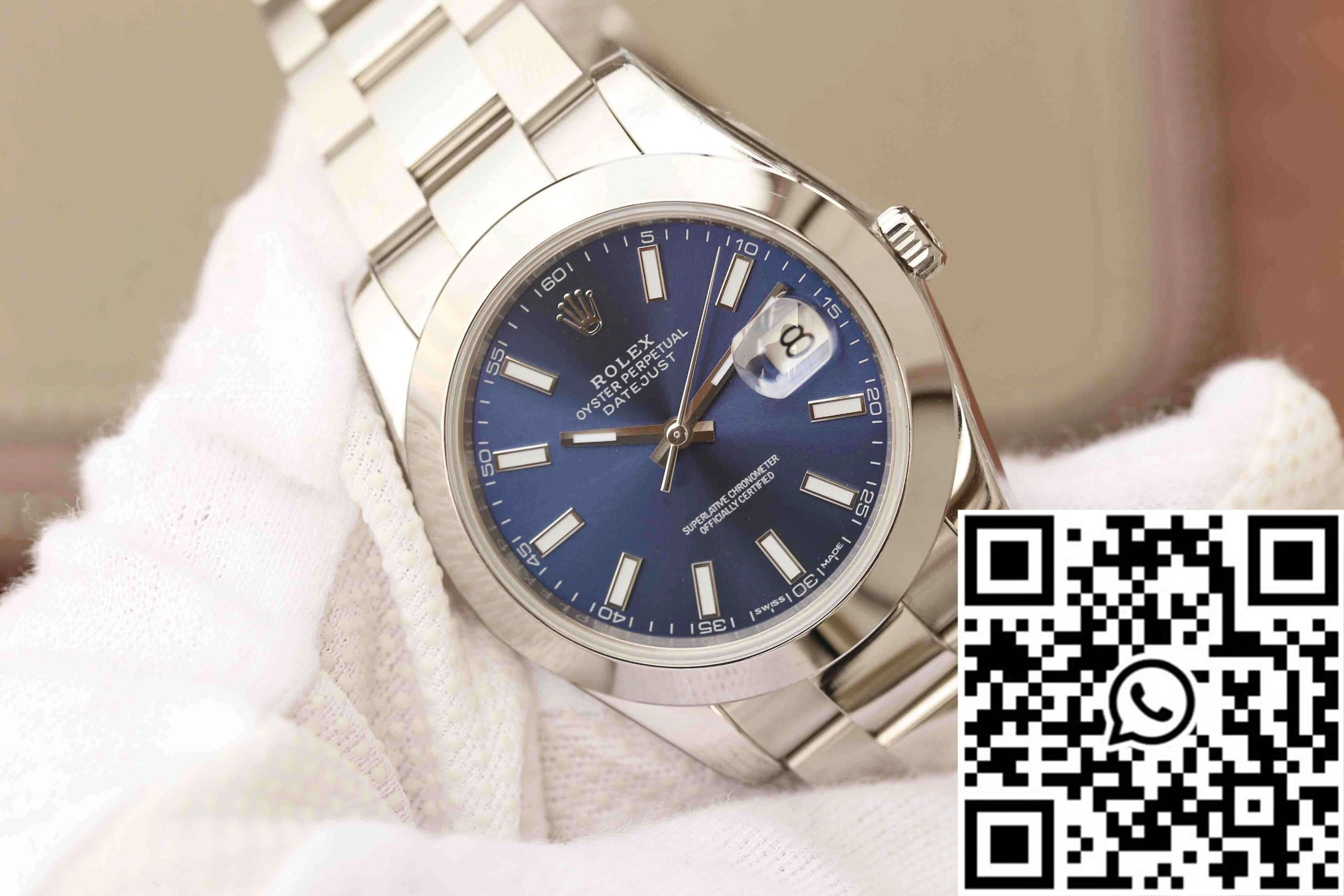 Rolex Datejust M126300-0001 EW Factory Blue Dial Colorful 753