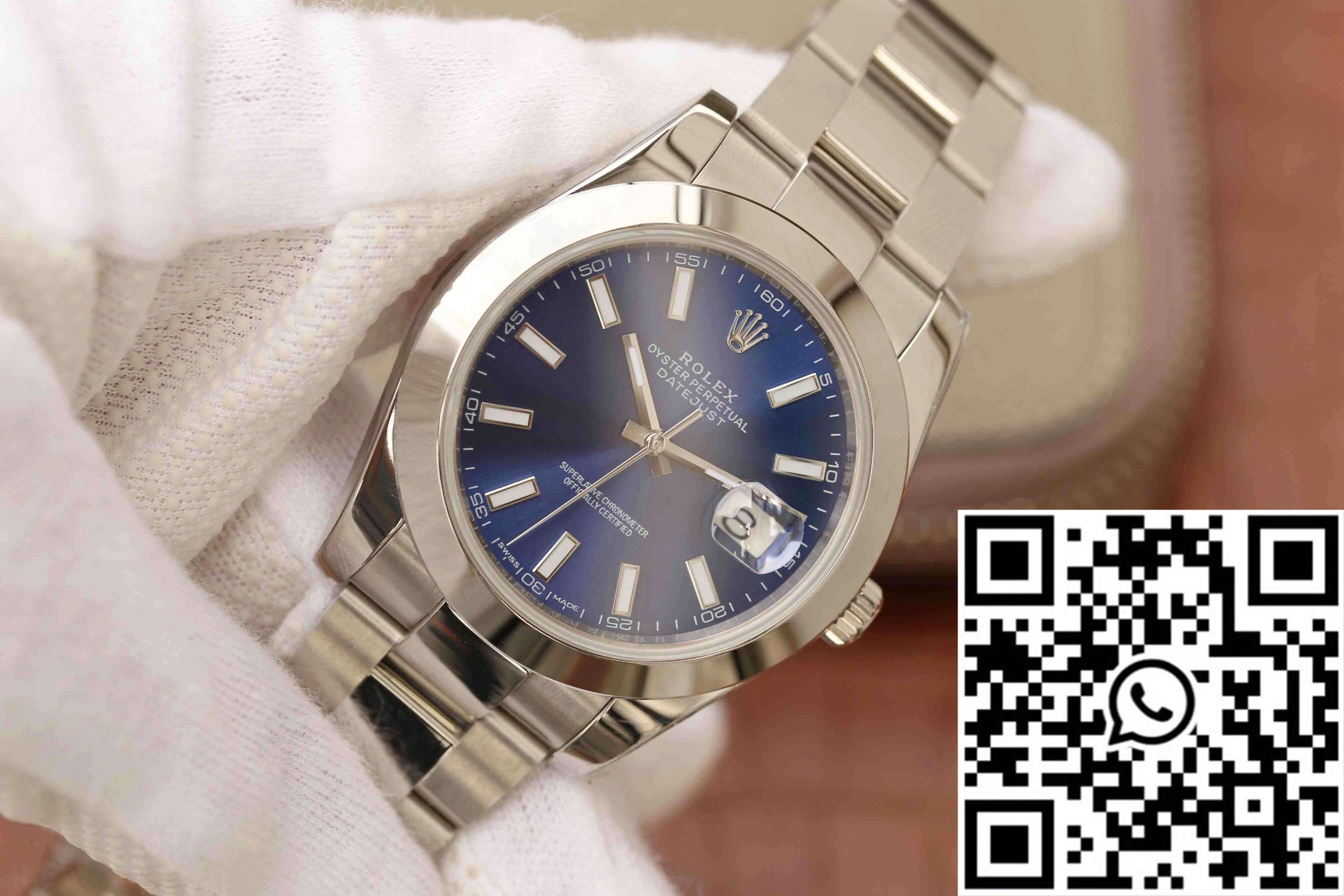 Rolex Datejust M126300-0001 EW Factory Blue Dial Colorful 753