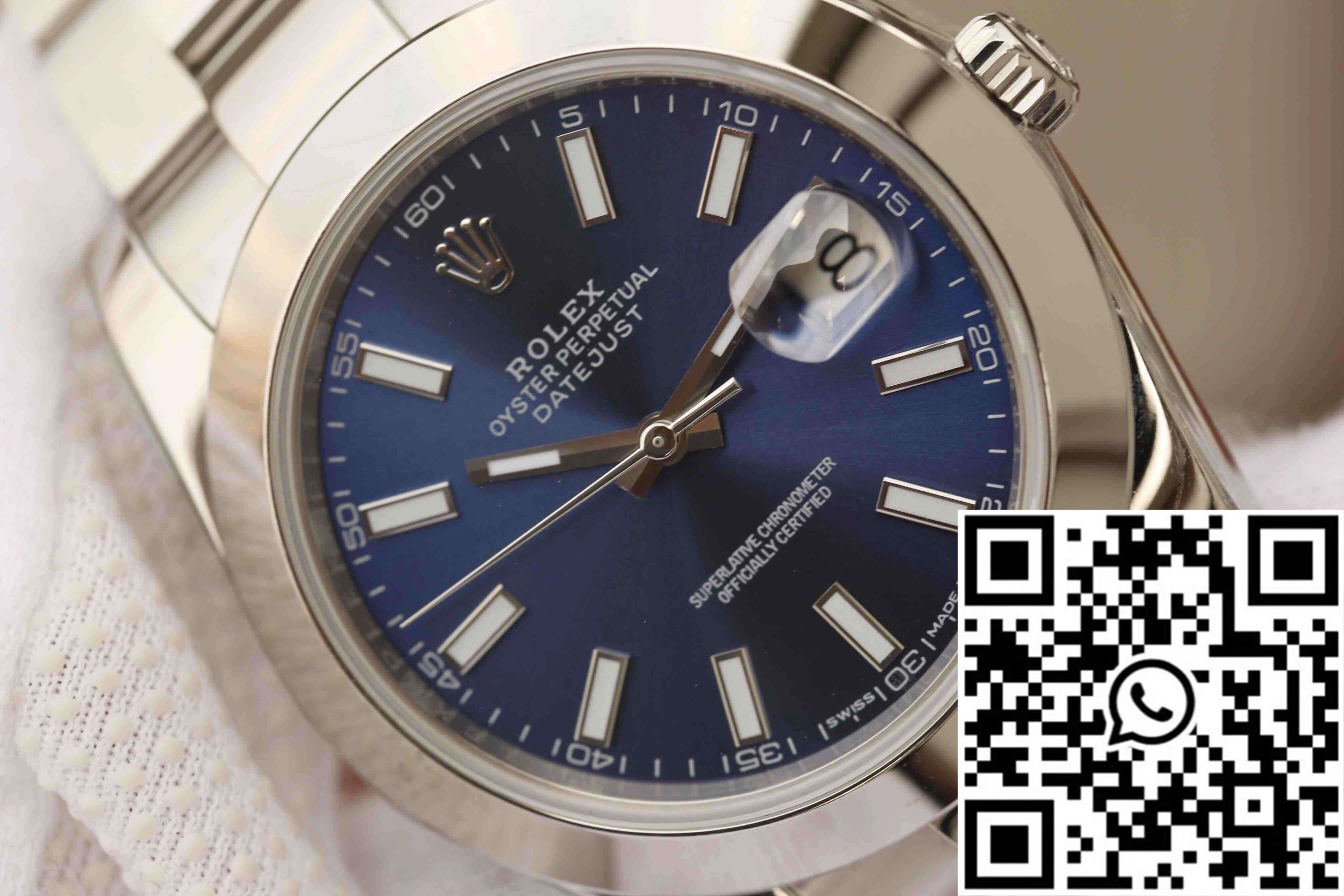 Rolex Datejust M126300-0001 EW Factory Blue Dial Colorful 753