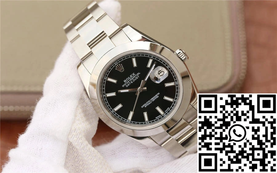 TechFriendly Rolex Datejust M126300-0011 EW Factory Black Dial 829