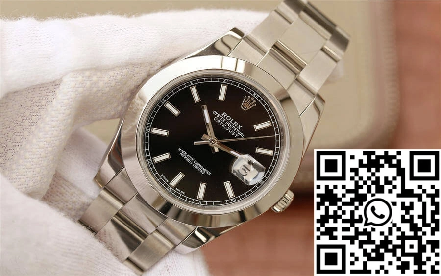 TechFriendly Rolex Datejust M126300-0011 EW Factory Black Dial 829