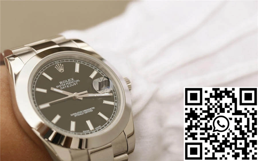 TechFriendly Rolex Datejust M126300-0011 EW Factory Black Dial 829