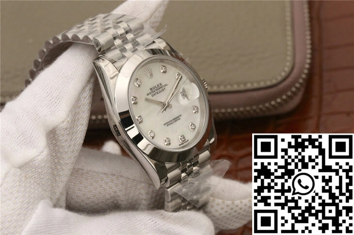 SunProtective Rolex Datejust M126300 EW Factory Diamond-set Dial 756