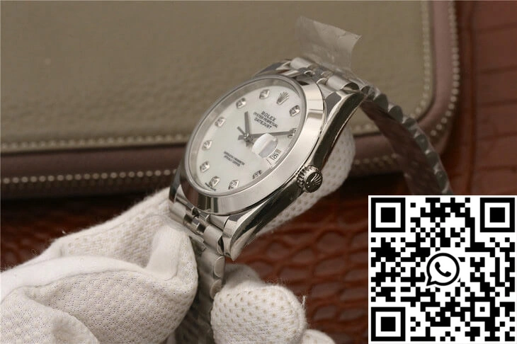 SunProtective Rolex Datejust M126300 EW Factory Diamond-set Dial 756