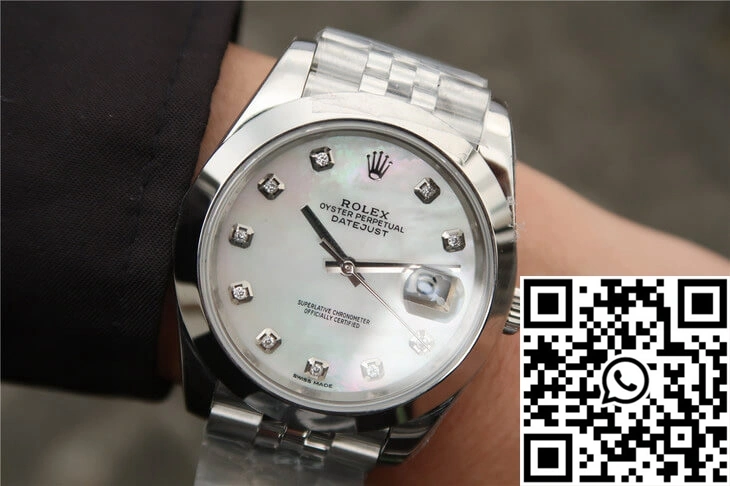 SunProtective Rolex Datejust M126300 EW Factory Diamond-set Dial 756
