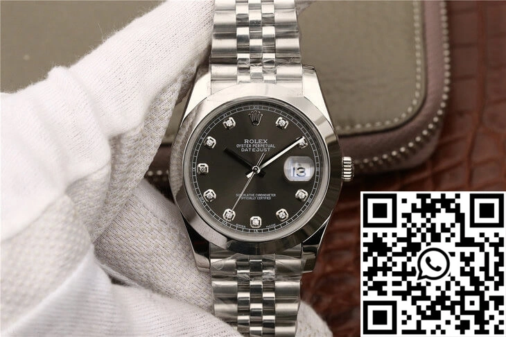 Supportive Rolex Datejust M126300 EW Factory Grey Dial 760
