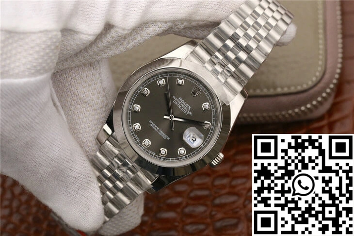 Supportive Rolex Datejust M126300 EW Factory Grey Dial 760