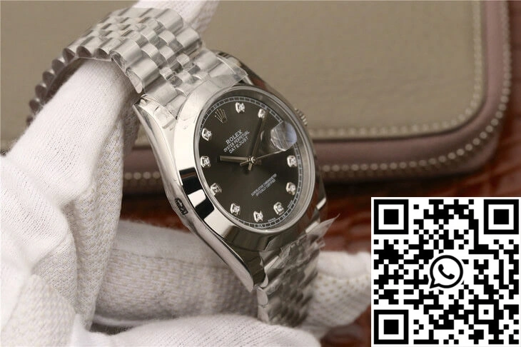 Supportive Rolex Datejust M126300 EW Factory Grey Dial 760