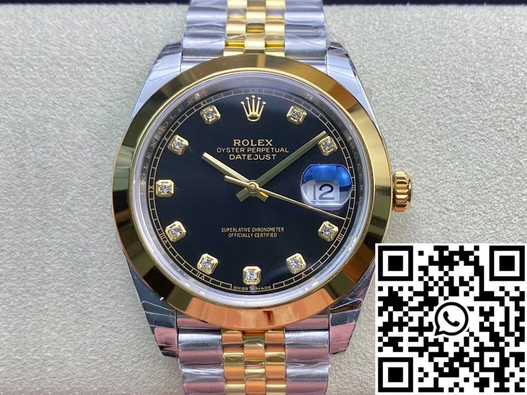 Durable Rolex Datejust M126303-0006 EW Factory Yellow Gold 808