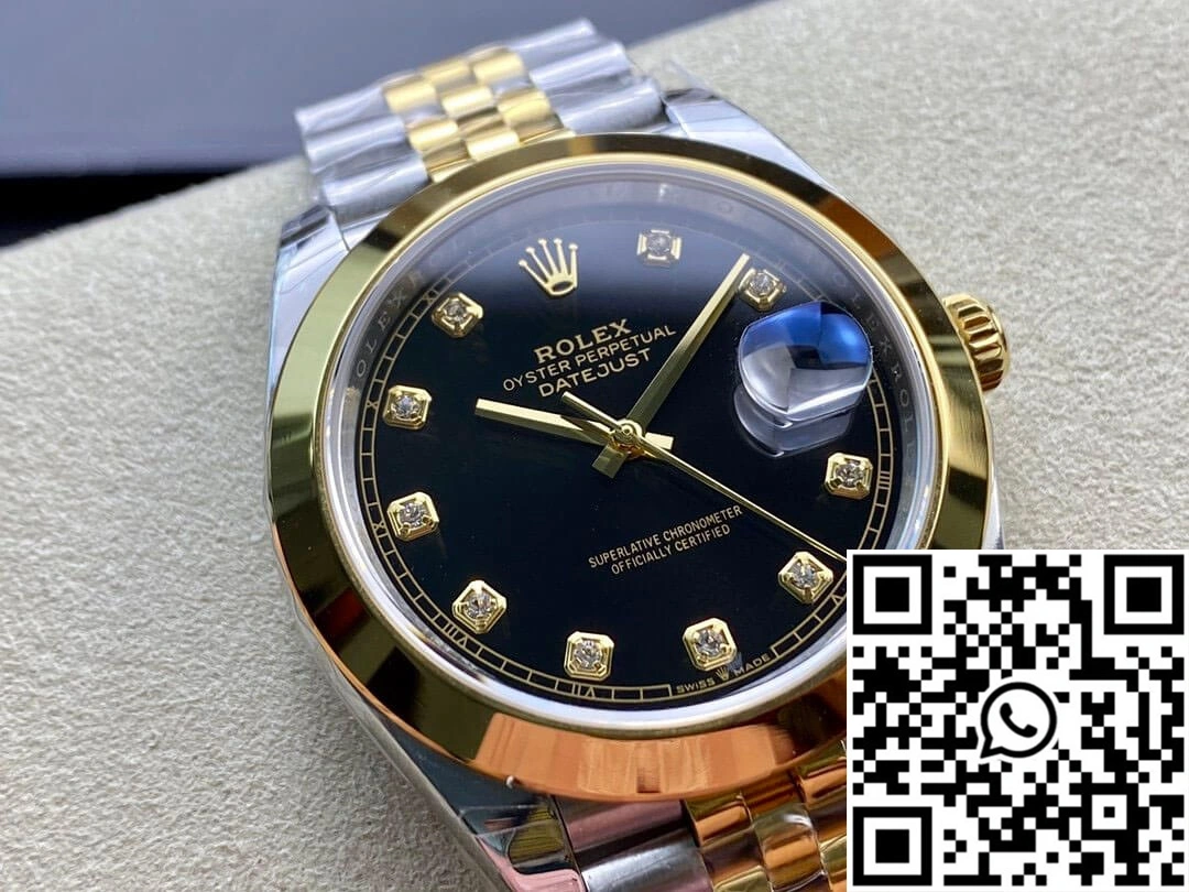 Durable Rolex Datejust M126303-0006 EW Factory Yellow Gold 808