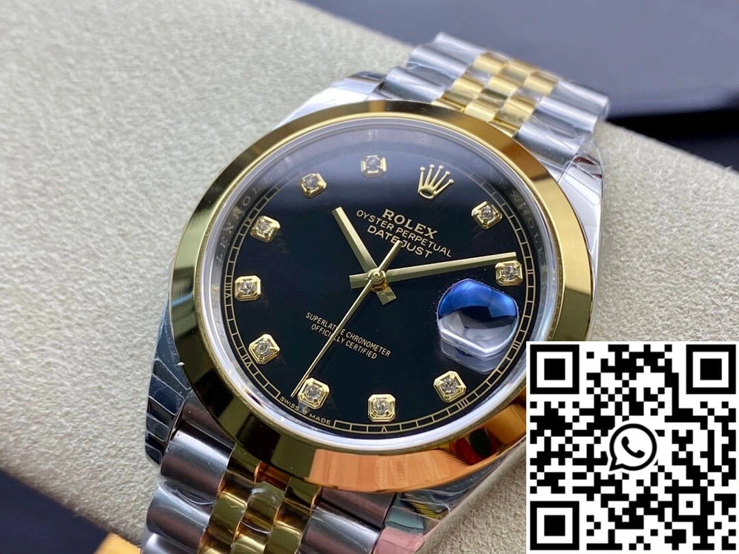 Durable Rolex Datejust M126303-0006 EW Factory Yellow Gold 808