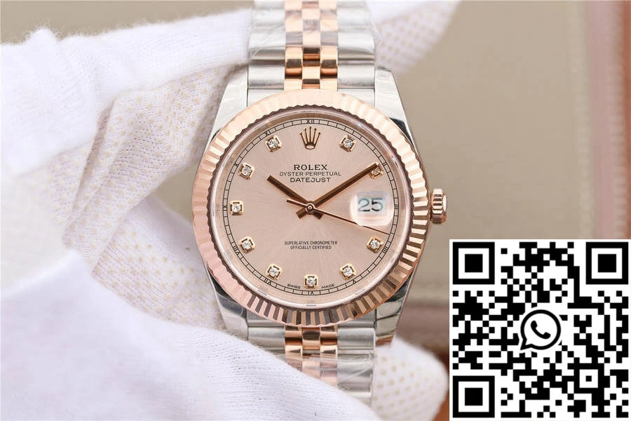 Rolex Datejust M126331-0008 EW Factory Rose Gold Sundust Dial Affordable 791