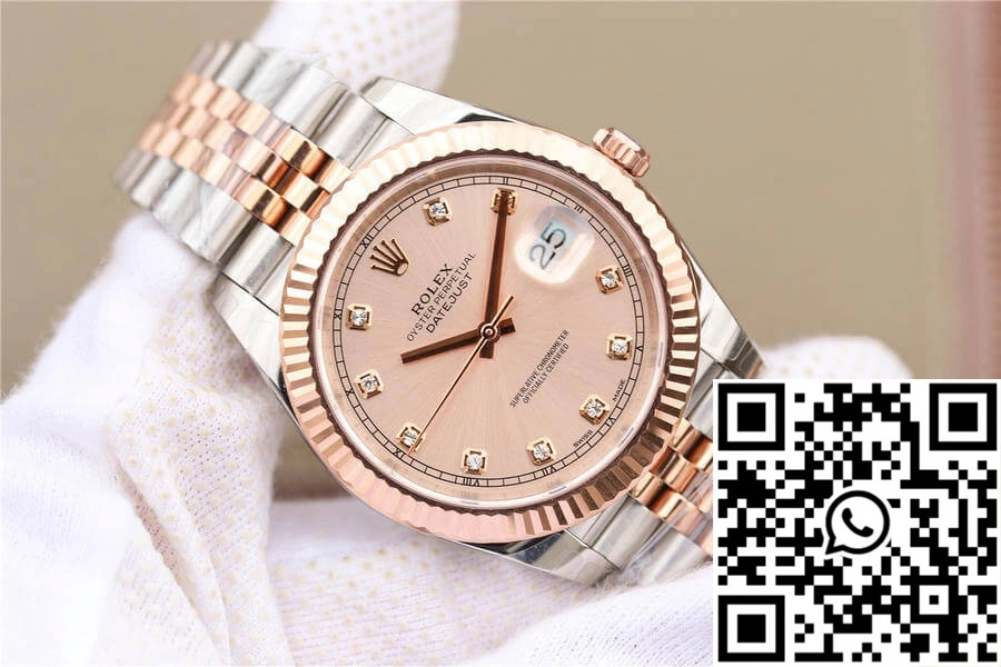 Rolex Datejust M126331-0008 EW Factory Rose Gold Sundust Dial Affordable 791
