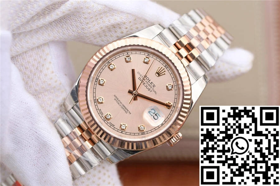Rolex Datejust M126331-0008 EW Factory Rose Gold Sundust Dial Affordable 791