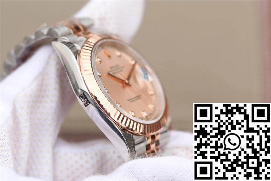 Rolex Datejust M126331-0008 EW Factory Rose Gold Sundust Dial Affordable 791