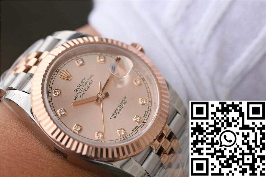 Rolex Datejust M126331-0008 EW Factory Rose Gold Sundust Dial Affordable 791