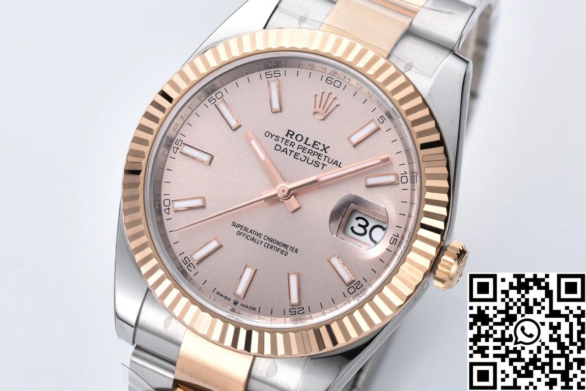 Neat Rolex Datejust M126331-0009 Clean Factory Pink Dial 771
