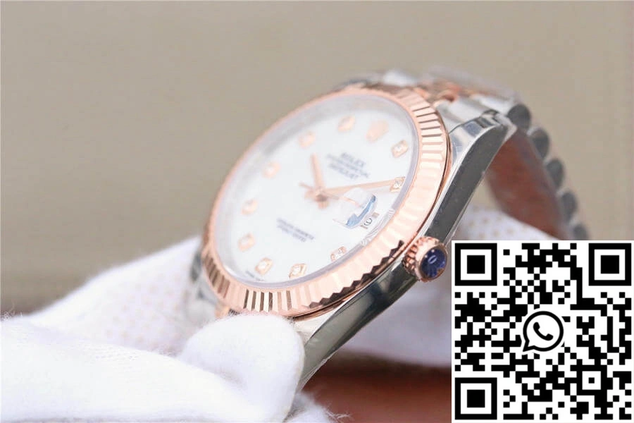 Durable Rolex Datejust M126331-0014 EW Factory White Mother-Of-Pearl Dial 768