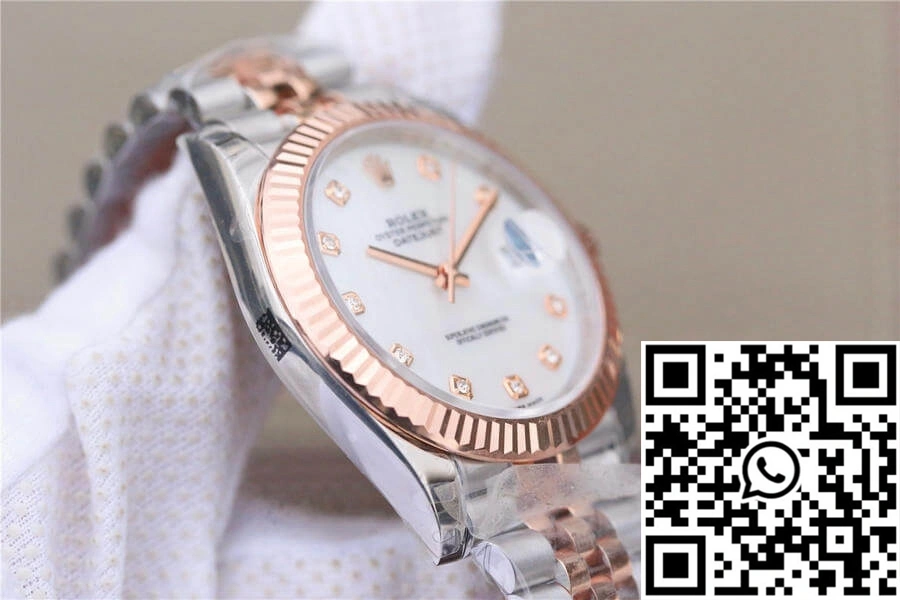 Durable Rolex Datejust M126331-0014 EW Factory White Mother-Of-Pearl Dial 768