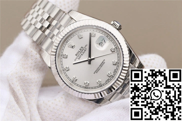 RelaxedFit Rolex Datejust M126331 EW Factory White Diamond-set Dial 783