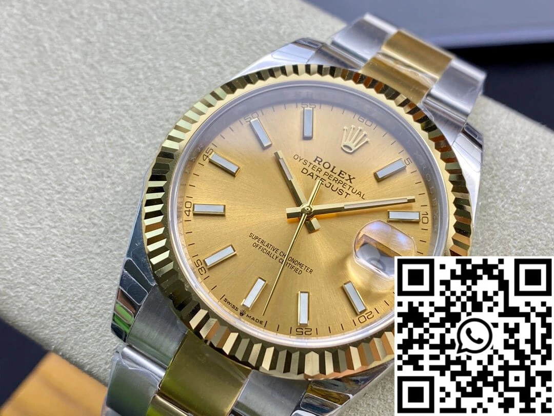 Casual Rolex Datejust M126333-0009 EW Factory Yellow Gold 778