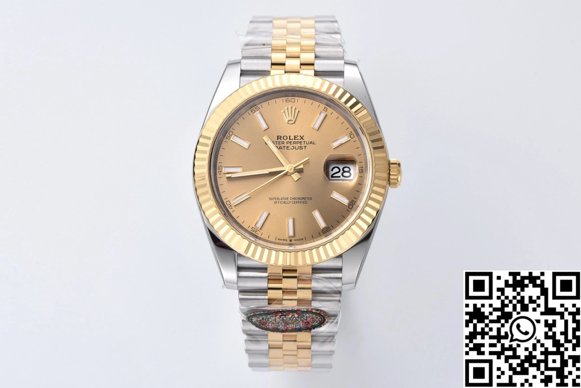 Premium Rolex Datejust M126333-0010 Clean Factory Gold Dial 835