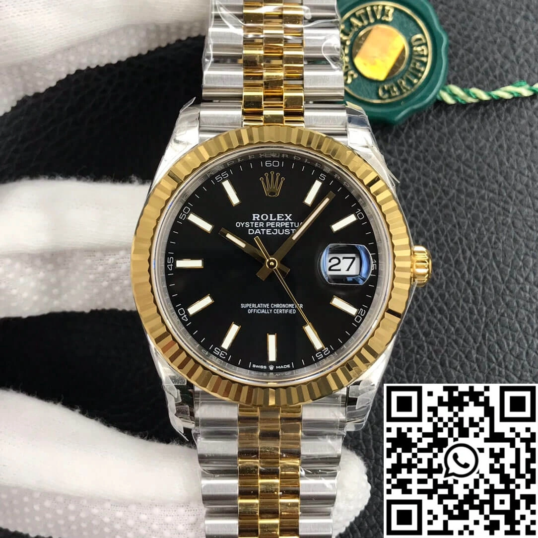 Durable Rolex Datejust M126333-0014 VS Factory Black Dial 913