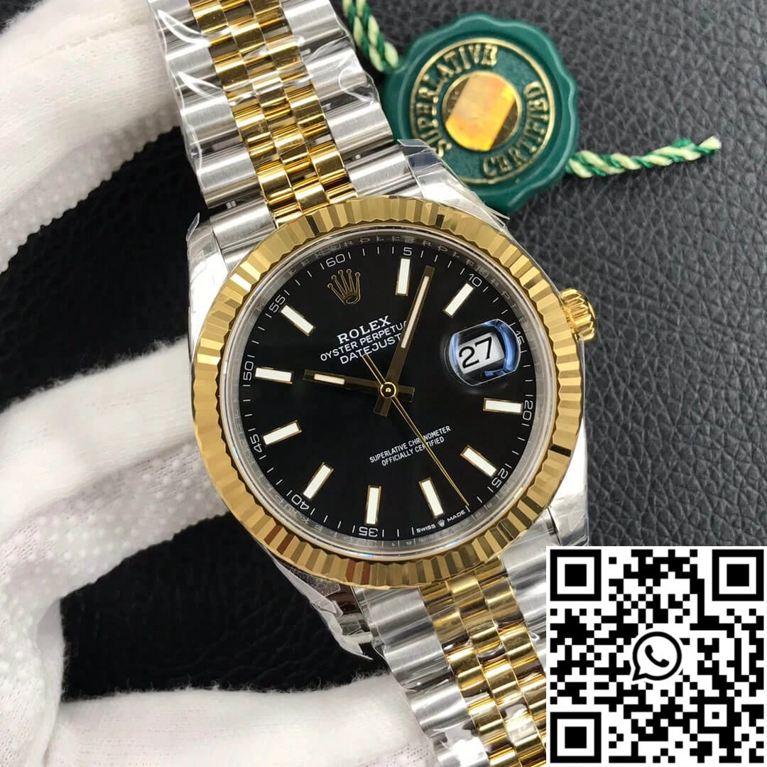 Durable Rolex Datejust M126333-0014 VS Factory Black Dial 913