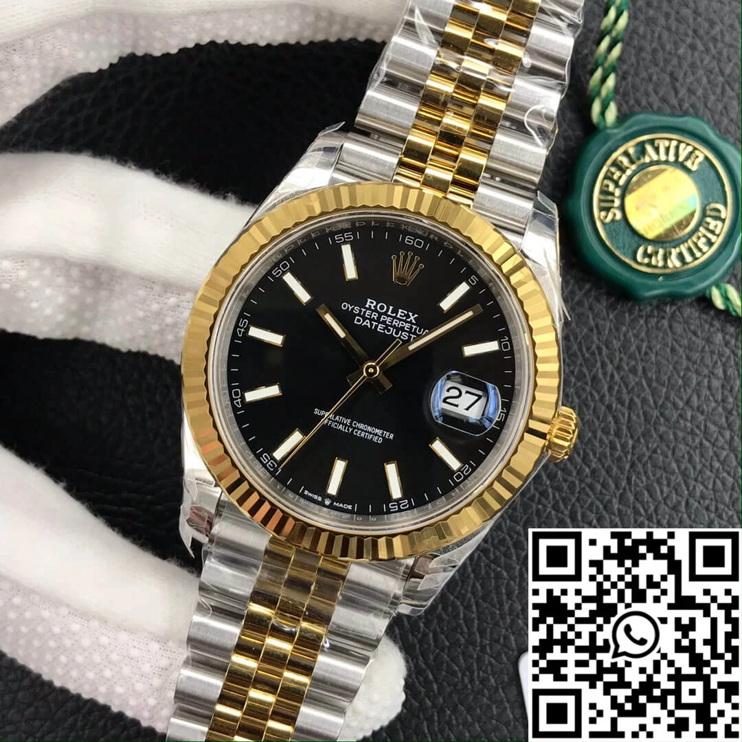 Durable Rolex Datejust M126333-0014 VS Factory Black Dial 913
