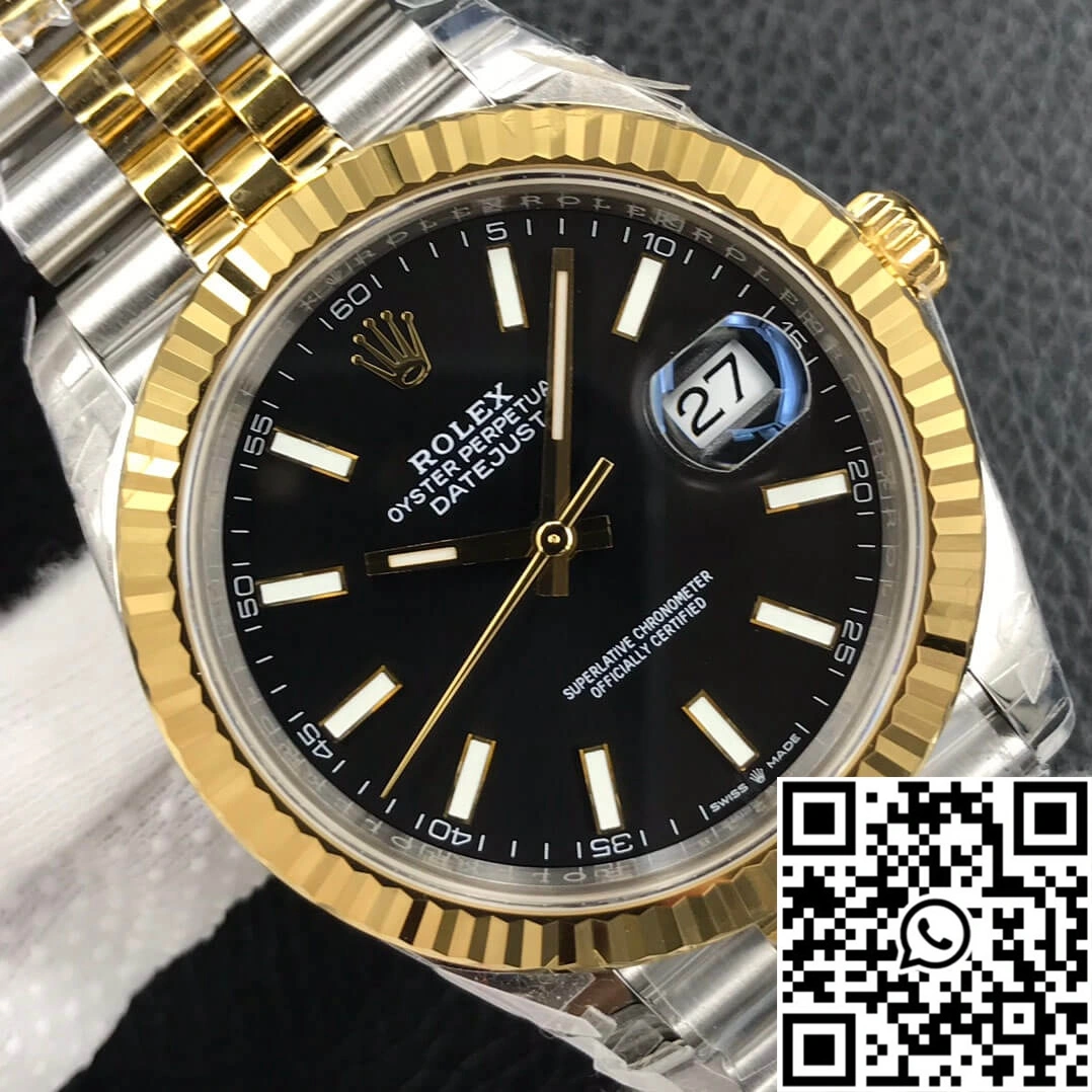 Durable Rolex Datejust M126333-0014 VS Factory Black Dial 913