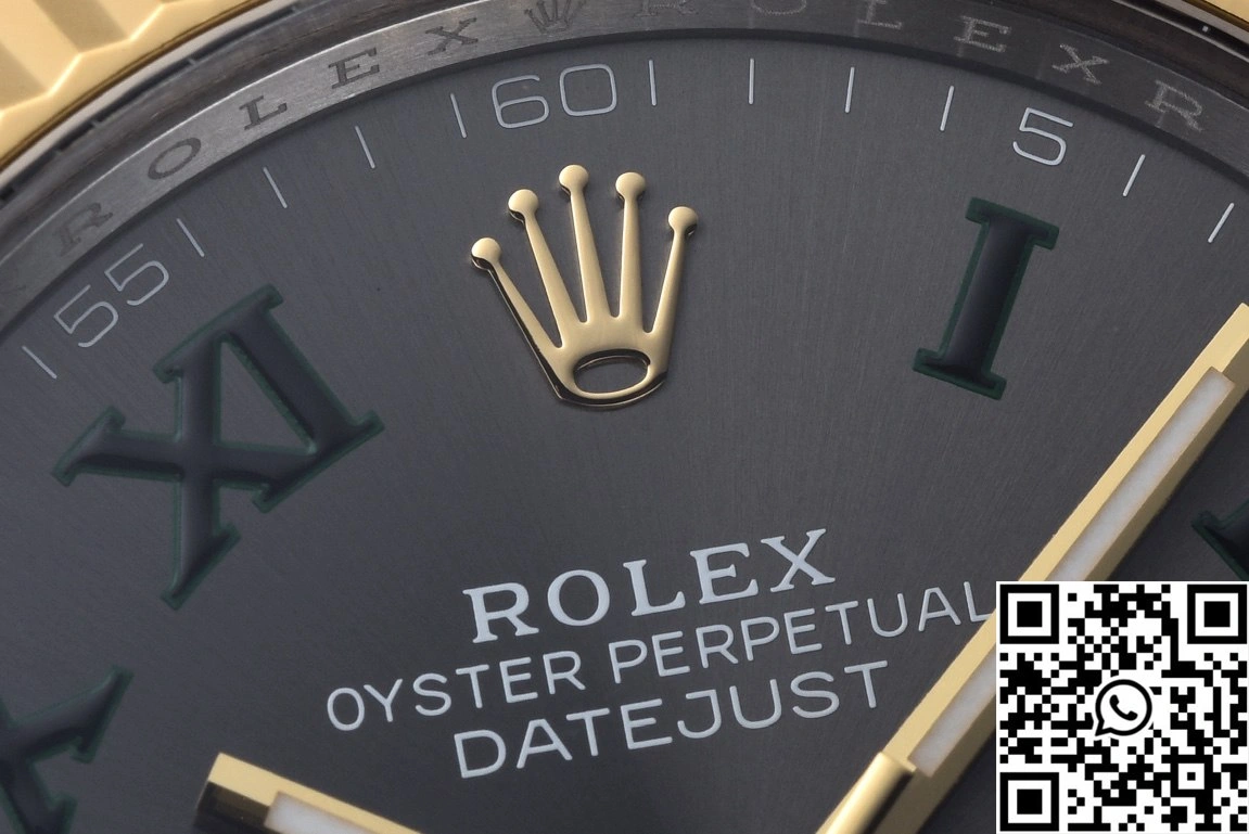 TravelReady Rolex Datejust M126333-0020 Clean Factory Wimbledon Grey Dial 834
