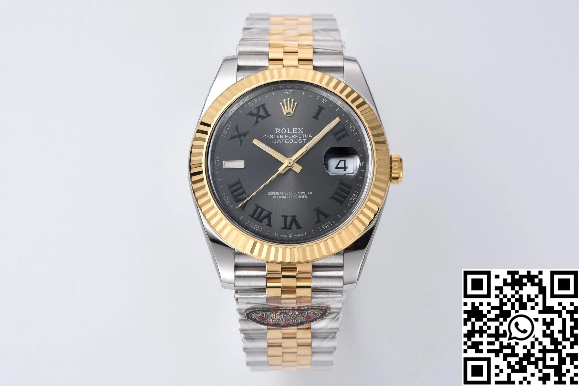 TravelReady Rolex Datejust M126333-0020 Clean Factory Wimbledon Grey Dial 834