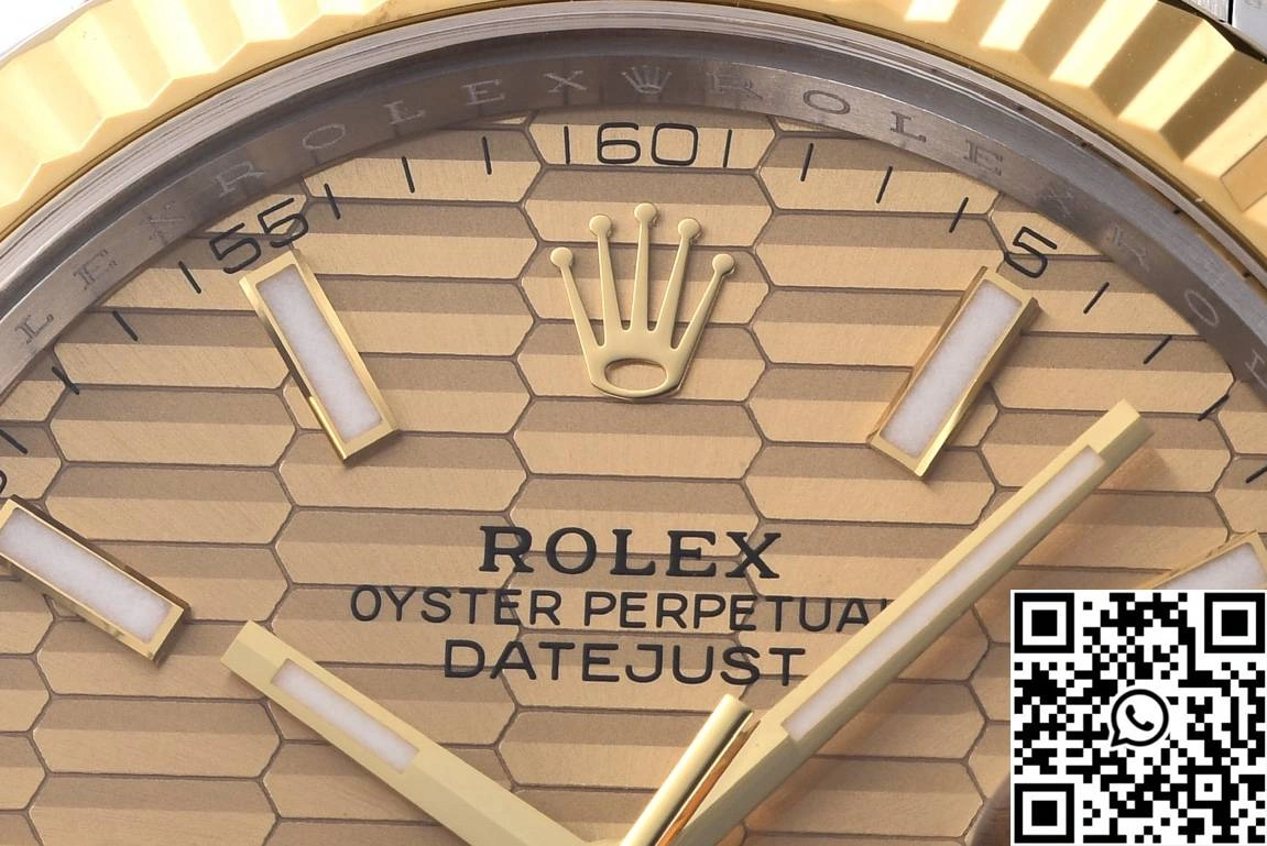 UrbanChic Rolex Datejust M126333 Clean Factory Gold Motif Dial 789