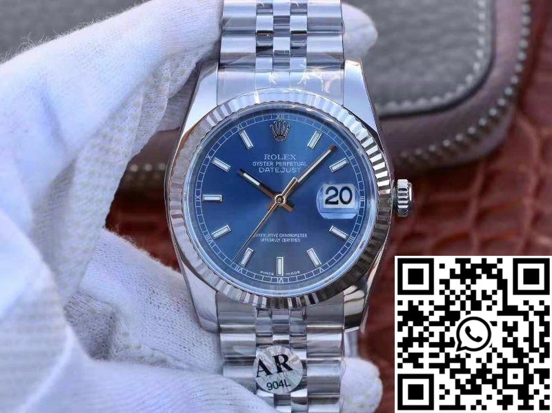 Stretchable Rolex Datejust M126334-0002 36mm AR Factory Blue Dial 786