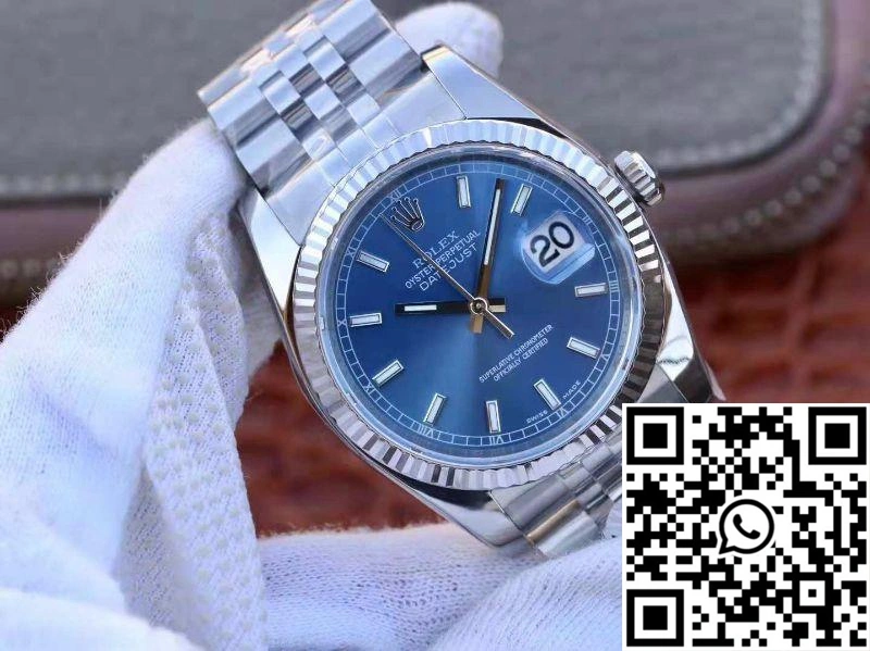 Stretchable Rolex Datejust M126334-0002 36mm AR Factory Blue Dial 786
