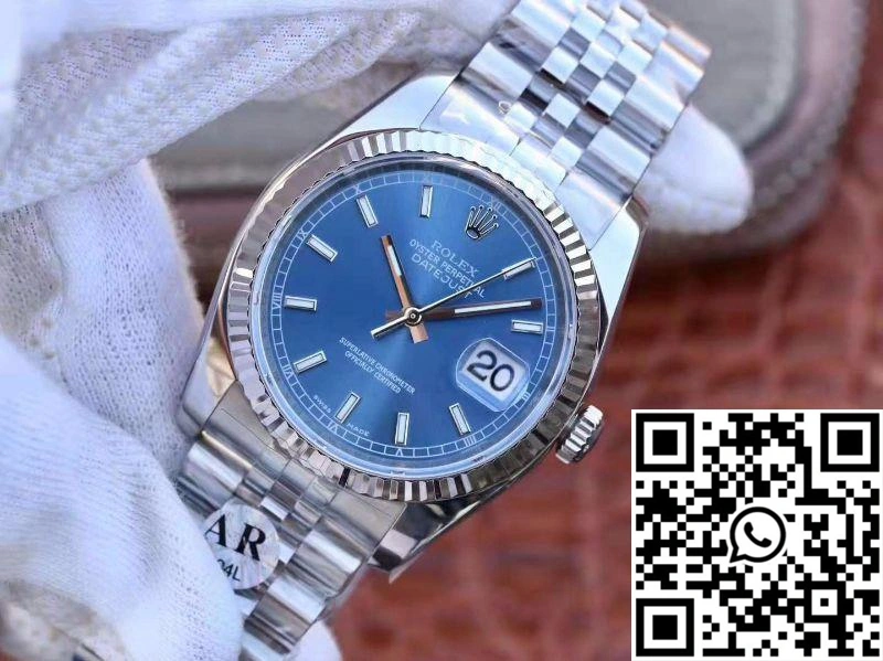 Stretchable Rolex Datejust M126334-0002 36mm AR Factory Blue Dial 786