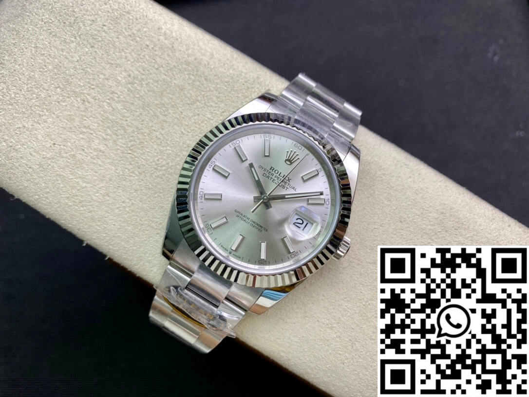 Rolex Datejust M126334-0003 Clean Factory Silver Dial Sleek 788