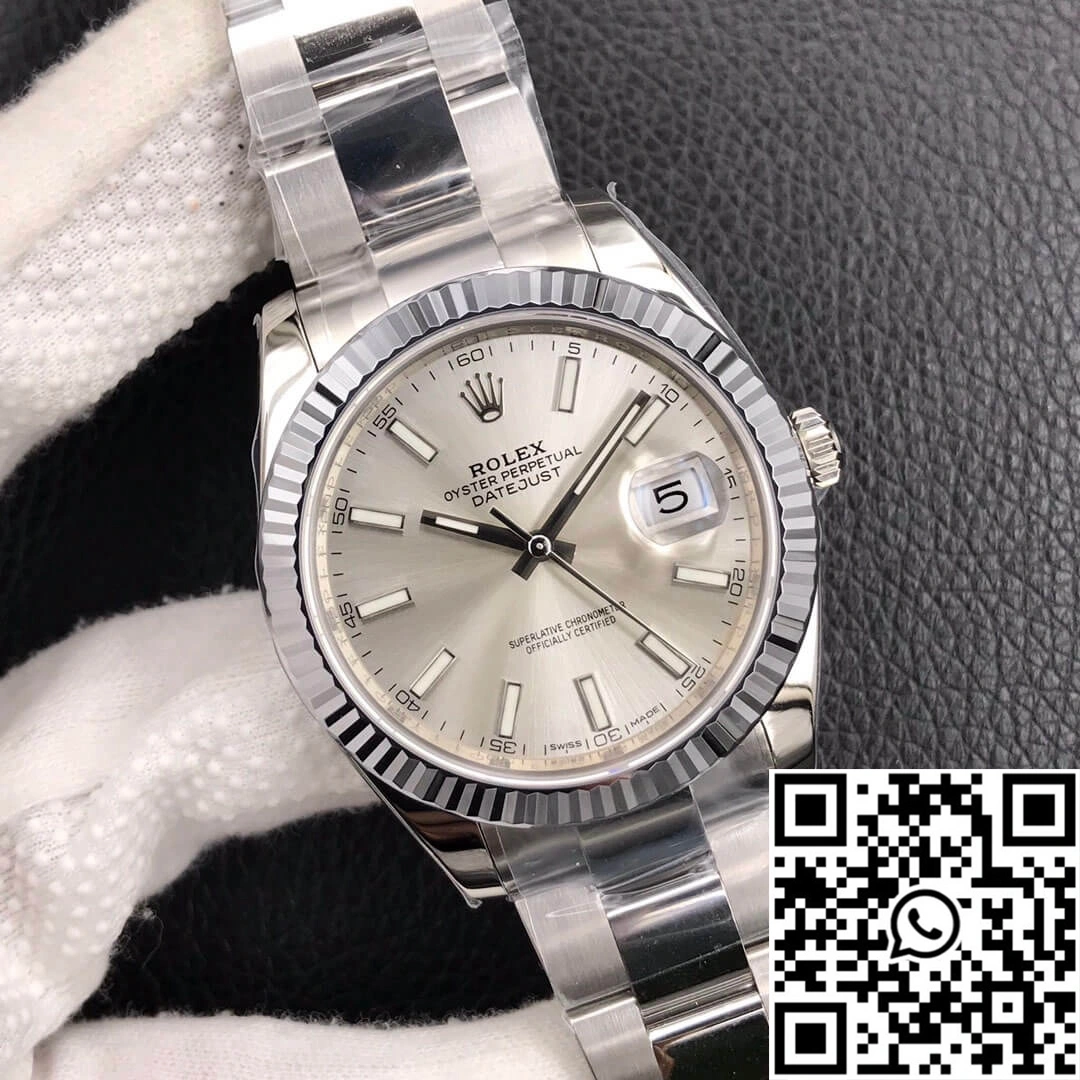 TechFriendly Rolex Datejust M126334-0003 VS Factory Silver Dial 775
