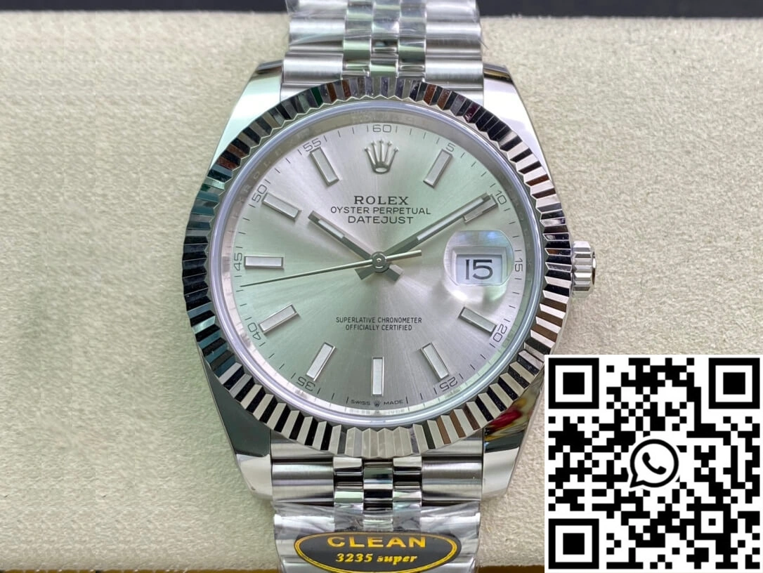 Tailored Rolex Datejust M126334-0004 Clean Factory Silver Dial 847