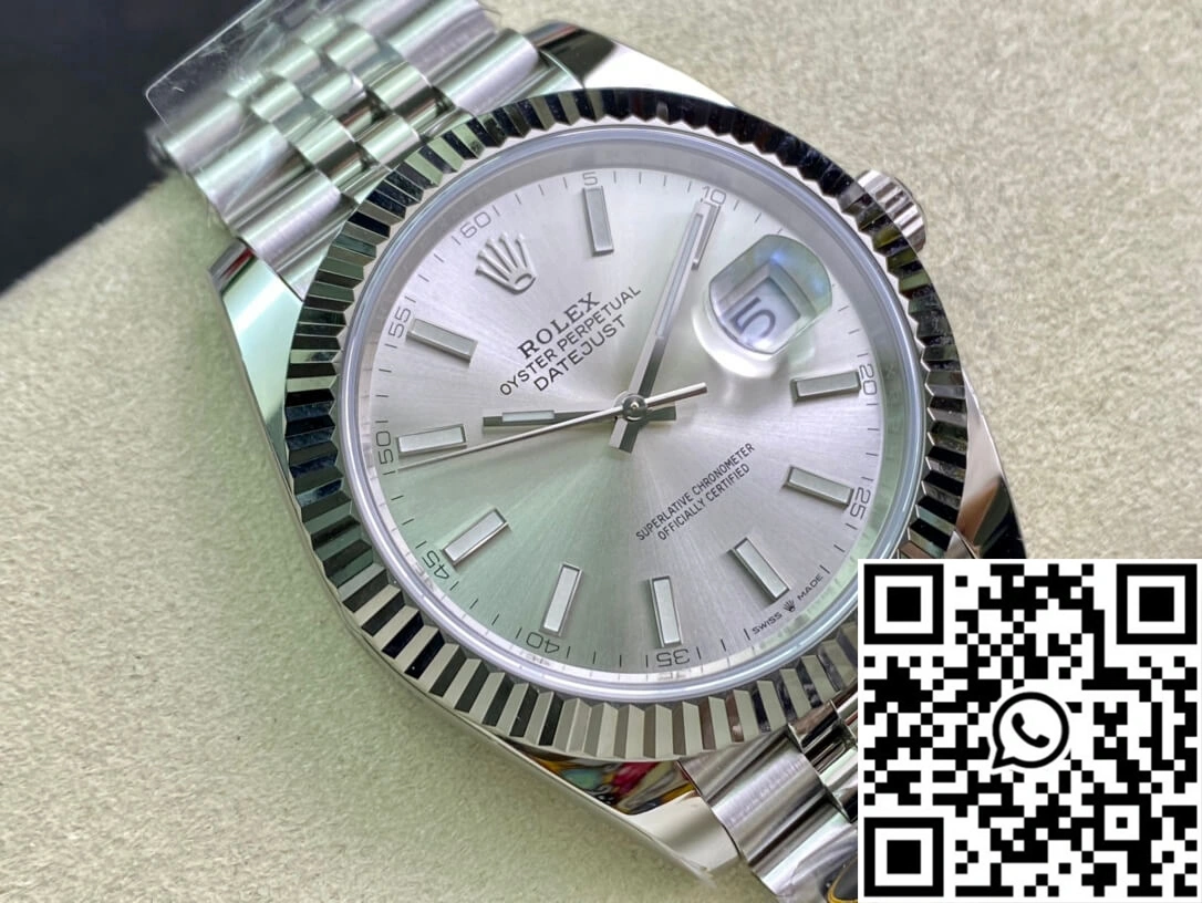 Tailored Rolex Datejust M126334-0004 Clean Factory Silver Dial 847