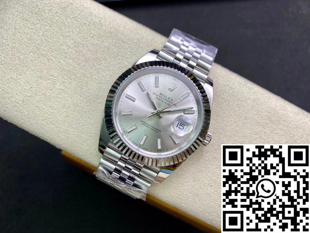 Tailored Rolex Datejust M126334-0004 Clean Factory Silver Dial 847