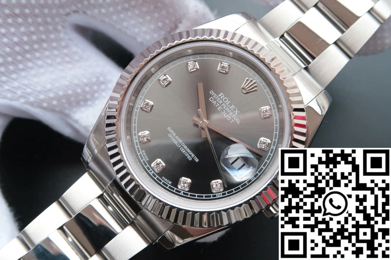 Packable Rolex Datejust M126334-0005 EW Factory Grey Dial 838