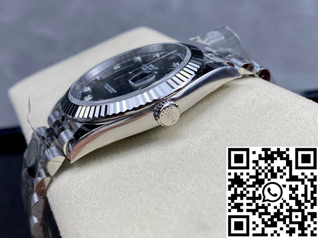 Vibrant Rolex Datejust M126334-0006 Clean Factory Diamond Gray Dial 843
