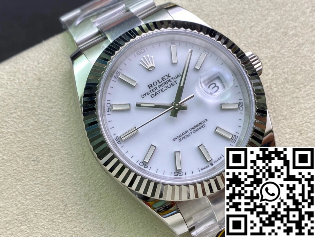 Rolex Datejust M126334-0009 Clean Factory White Dial FreshLook 805