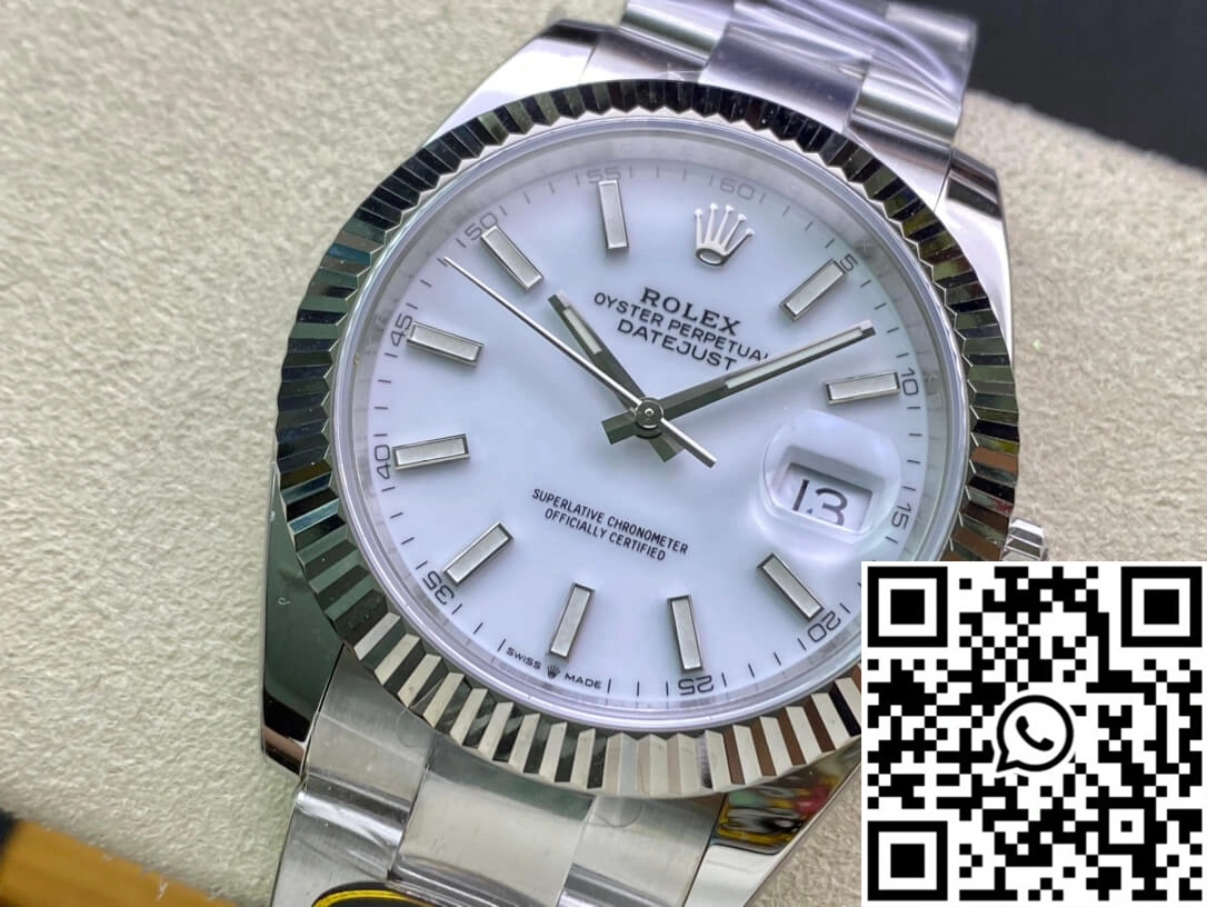 Rolex Datejust M126334-0009 Clean Factory White Dial FreshLook 805