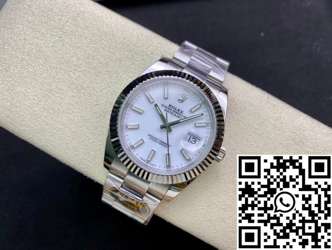Rolex Datejust M126334-0009 Clean Factory White Dial FreshLook 805