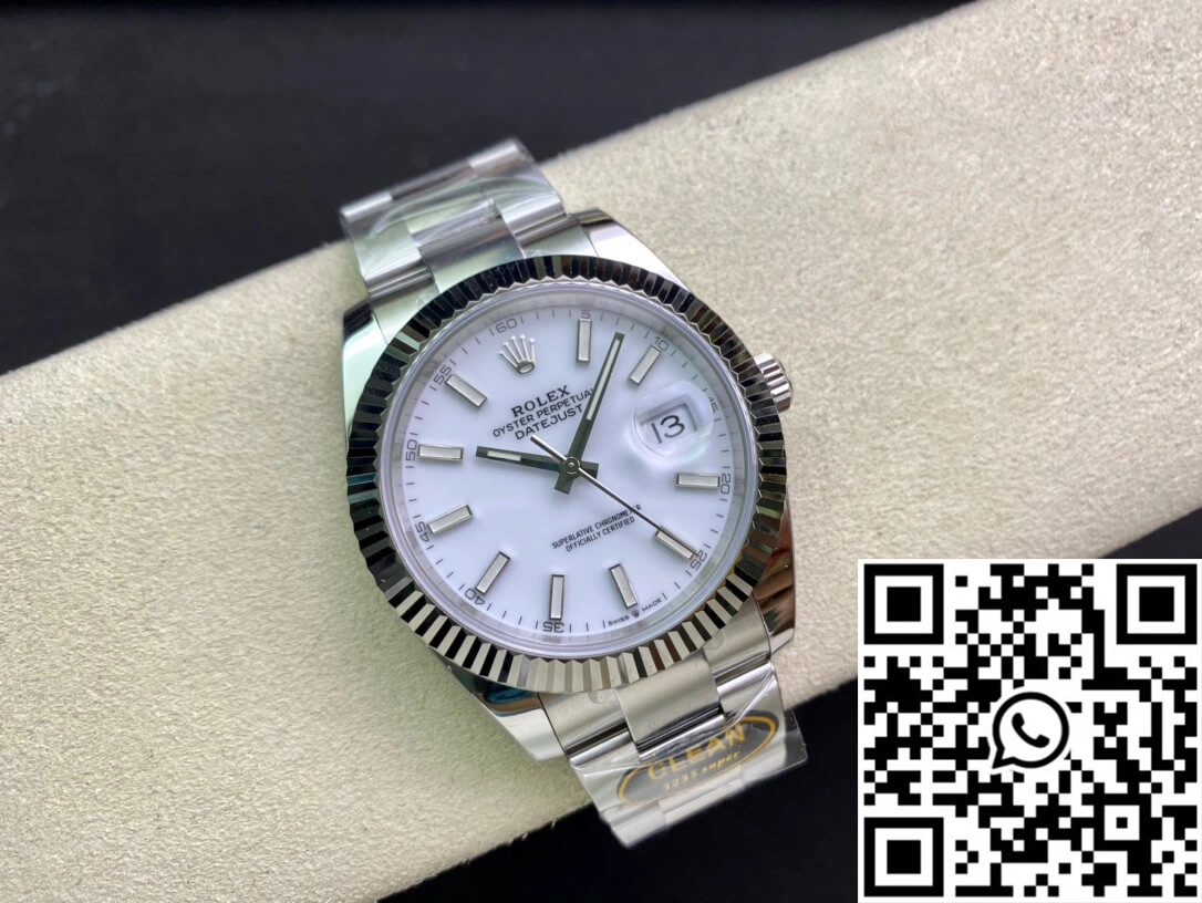 Rolex Datejust M126334-0009 Clean Factory White Dial FreshLook 805