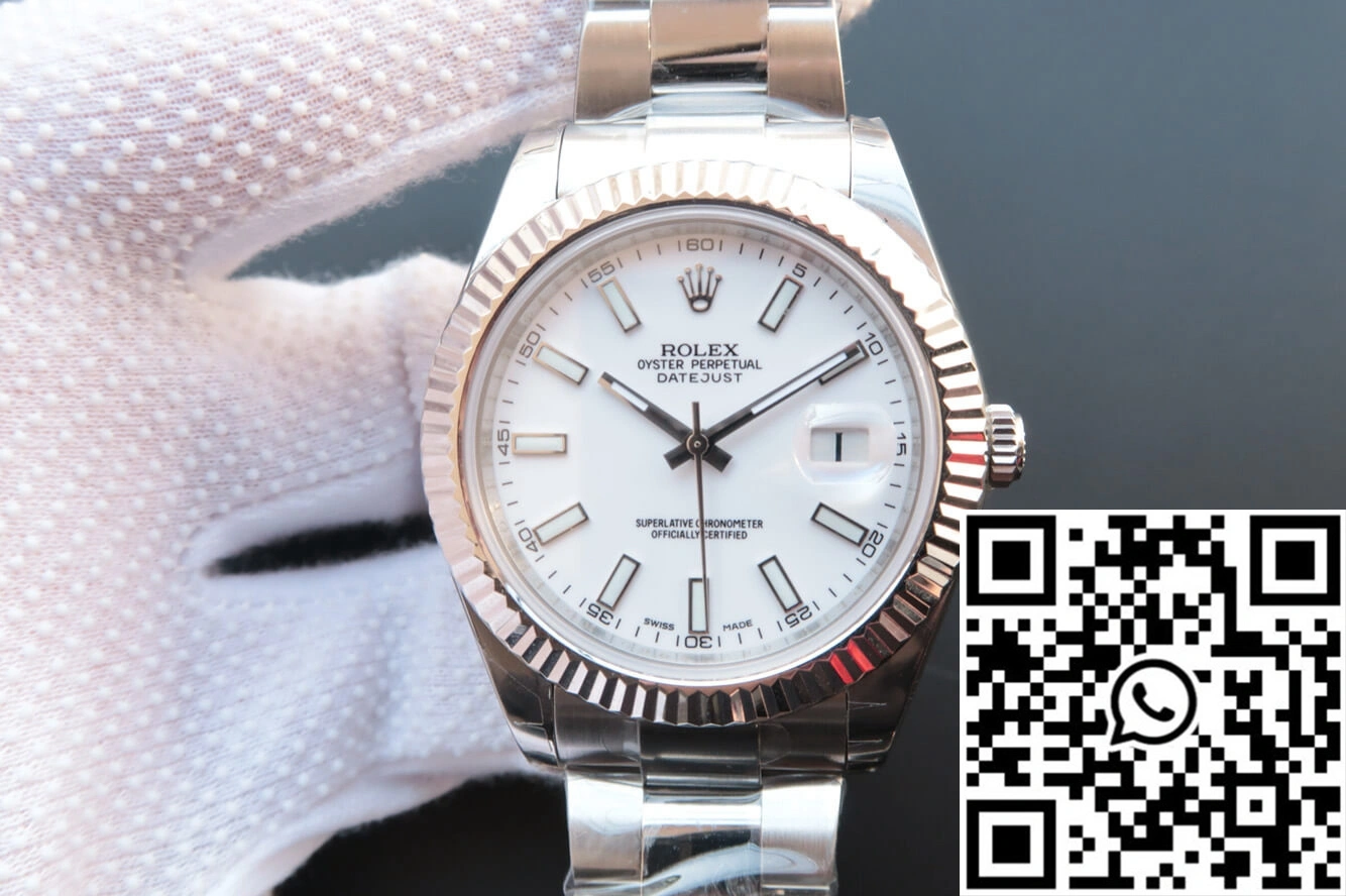Durable Rolex Datejust M126334-0009 EW Factory White Dial 839