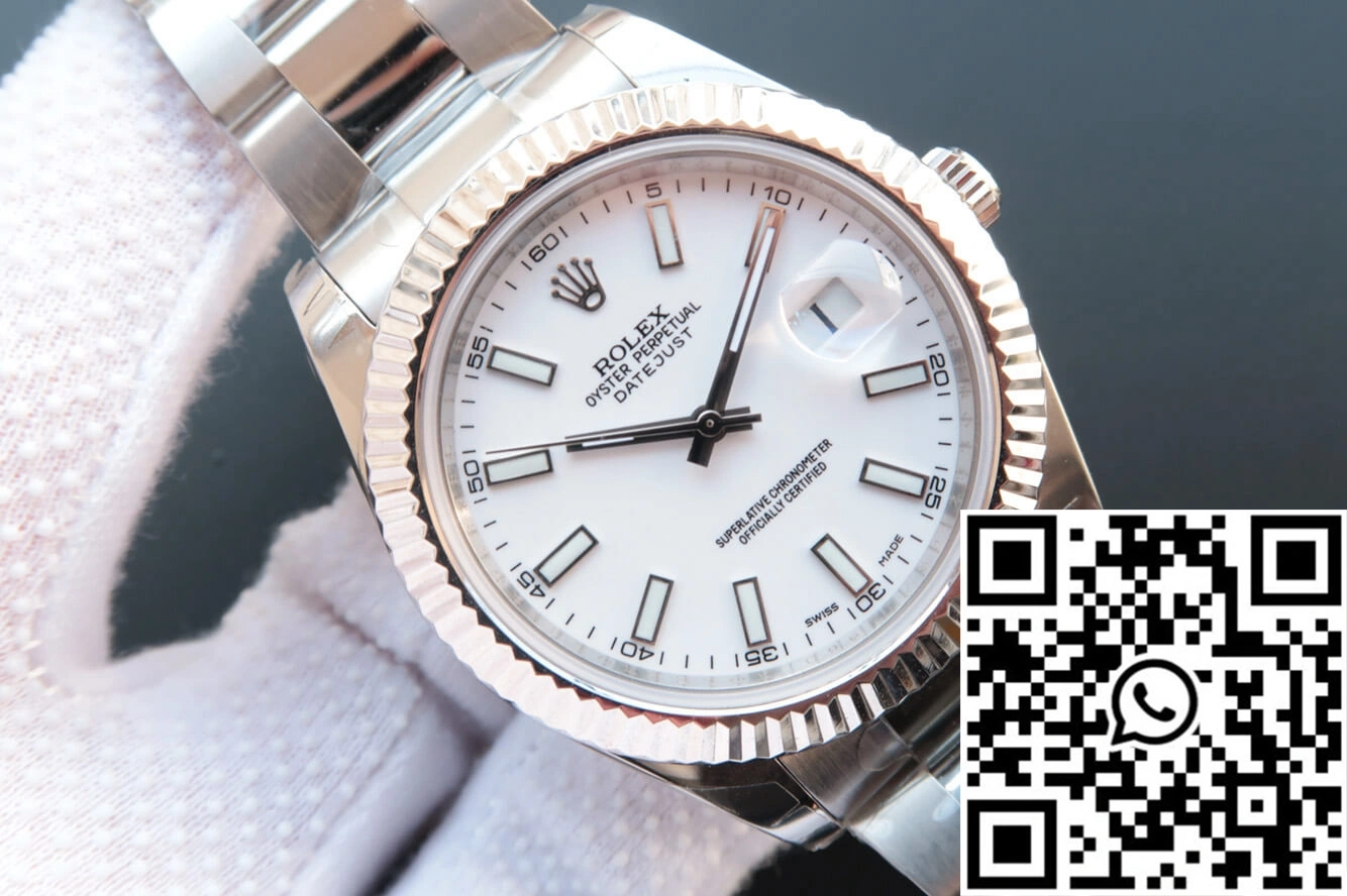 Durable Rolex Datejust M126334-0009 EW Factory White Dial 839